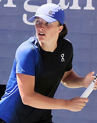 <span class="mw-page-title-main">Iga Świątek</span> Polish tennis player (born 2001)