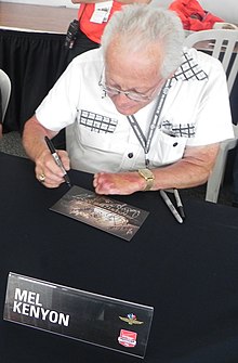 Kenyon at the 2014 Indianapolis 500. Indy500 MelKenyon.JPG