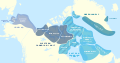 Map of the Inuit languages and dialects