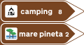 Directions to campsite and beach