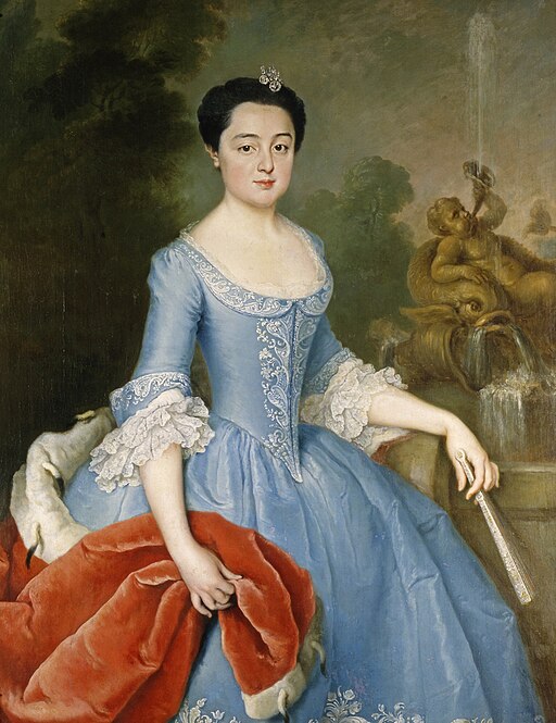 JM Falbe - Henriette Amalie von Anhalt-Dessau (1740-45)