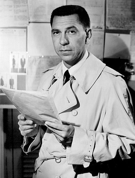 Jack Webb as Joe Friday in Dragnet