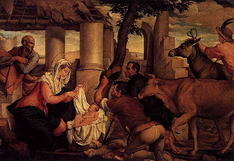 File:Jacopo da Ponte - Adoration of the Shepherds - WGA01438.jpg