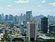 Panorama urbain de Jakarta.