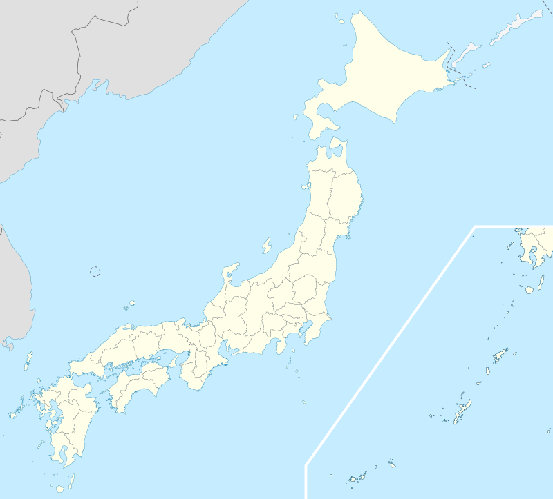 Map of nuclear power plants in Japan