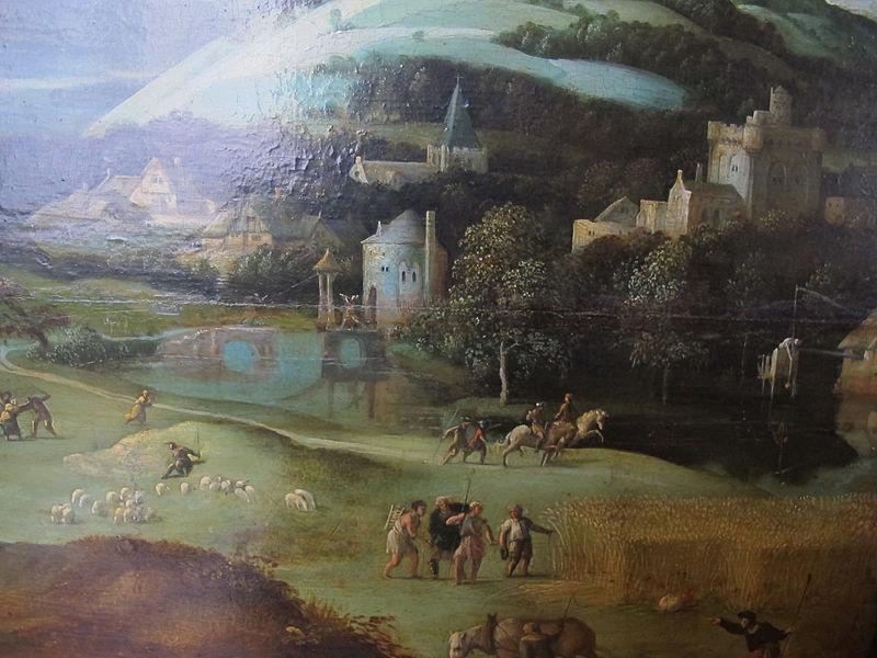 File:Joachim patinier, paesaggio con il riposo dalla fuga in egitto, 03.JPG