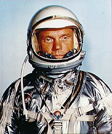 John Glenn im Raumanzug, 1962