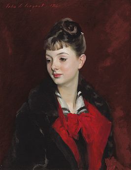 Portret van Mademoiselle Suzanne Poirson