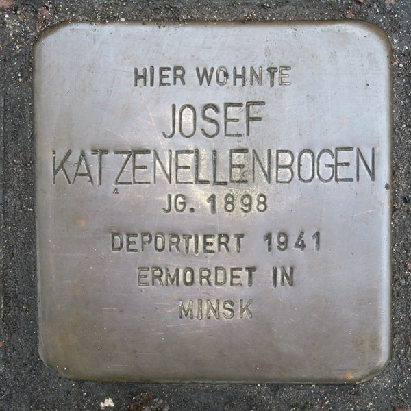 File:Josef Katzenellenbogen - Habichtstraße 21 (Hamburg-Barmbek-Nord).Stolperstein.nnw.jpg