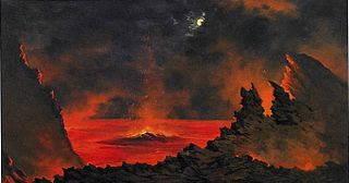 Volcan de nuit