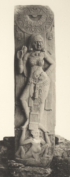 File:KITLV 87939 - Unknown - Relief on a pillar of the Bharhut stupa in British India - 1897.tif