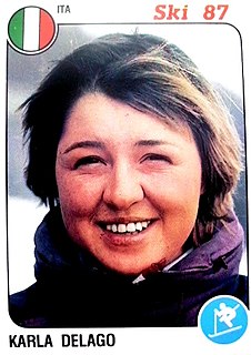 Karla Delago Italian alpine skier