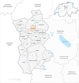 Altishofen - Localizazion