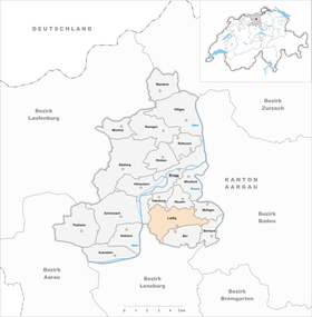 Karte von Lupfig