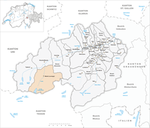 Gebiet der Gemeinde Medel (Lucmagn) mit unzulänglich kartiertem Rein da Medel