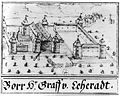 Le château dans le Codex Welser vers 1743