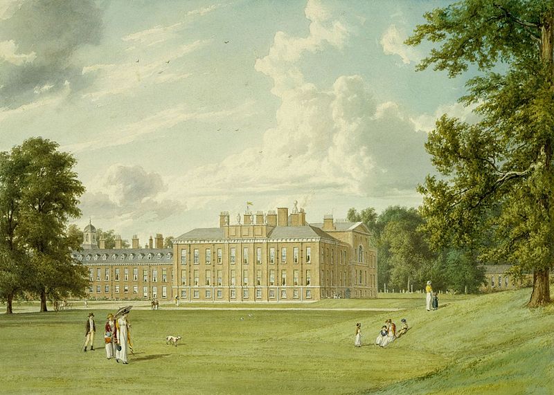 File:Kensington Palace, South and East Fronts, by William Westall, 1819 - royal coll 922148 257080 ORI 0.jpg