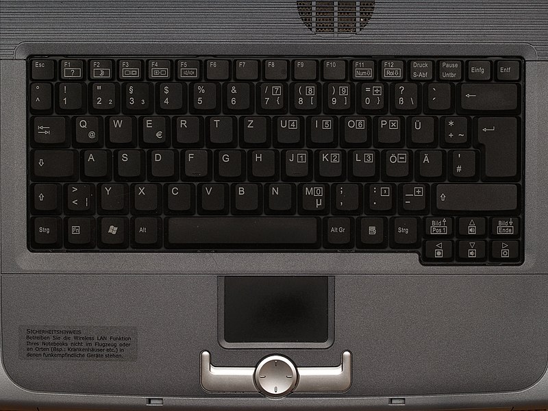 File:Keyboard on a notebook.jpg