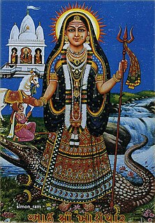 Khodiyar Hindu goddess of war