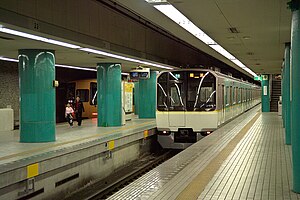 Kintetsu Nara platform, June 2005