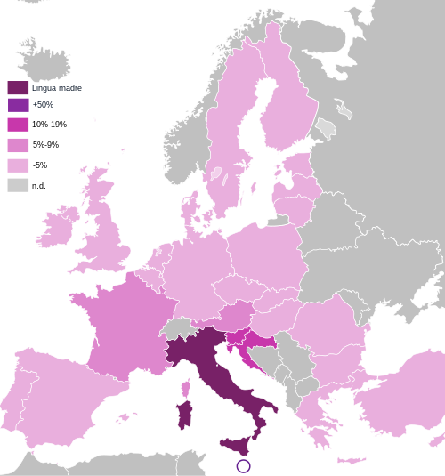 Knowledge of Italian EU map-it.svg