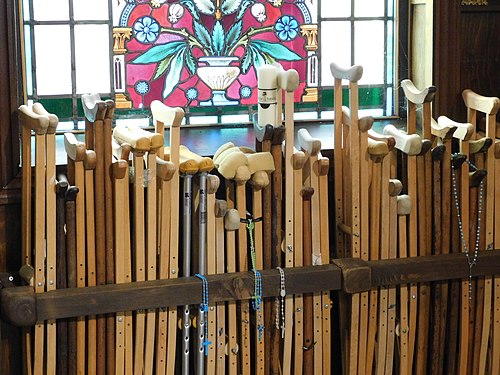 Crutches and Walking Sticks, Martyrs' Shrine, Midland, Ontario, Canada