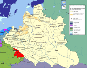 Voivodato di Cracovia sulla mappa