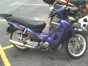 Plastic panels and covers are widely used on modern underbones e.g. Modenas Kriss 2. Kriss2.JPG