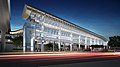 LAX Metro Transit Center station Aviation approach.jpg