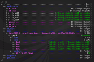 LIO Target - targetcli screenshot.png