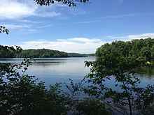Озеро Лурлин-Тускалуса, штат Алабама, от lakeside trail.jpg