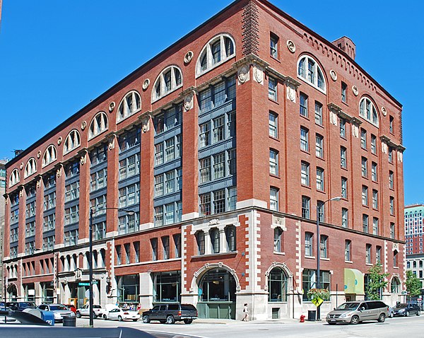 The Lakeside Press Building was Shaw's first major commission. Today it is recognized by the National Park Service as a historic place.