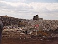 Working face of a landfill in Perth, Western Australia.