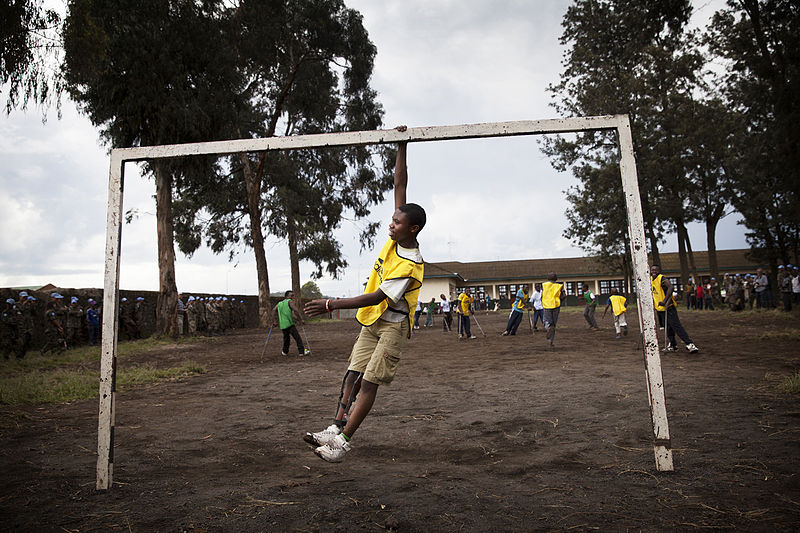 File:Launching of a soccer school by MONUSCO Urugayan peacekeepers in Don Bosco college Goma (14061392301).jpg