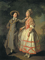 Катерина Миколаївна Хрущова та Катерина Миколаївна Хованська. 1773 (Російський музей, Санкт-Петербург).