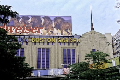 Boston Garden viewed from Causeway Street 1994