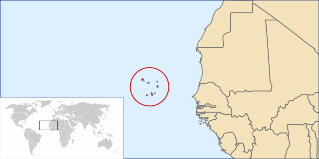 Ubicació de Cap Verd