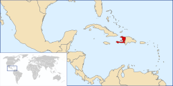 Haiti kotus kaardi pääl