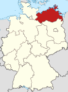 Locator map Mecklenburg-Vorpommern in Germany.svg