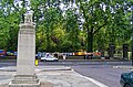 London - Lancaster Gate - View South on Bayswater Road & Hyde Park.jpg