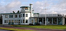 The former airport building