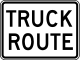 Zeichen R14-1 Lkw-Route