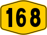Federal Route 168 shield}}