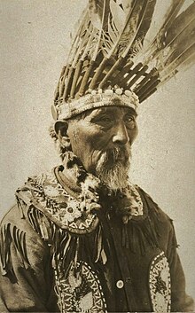 Istet Woiche, tribal historian of the Madesi tribe, one of the bands of the Pit River Tribe Madhesi tribe.jpg