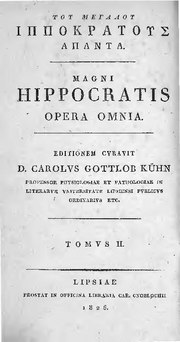 Миниатюра для Файл:Magni Hippocratis Opera omnia (tomus II) (IA BIUSante hippokuhnx02).pdf