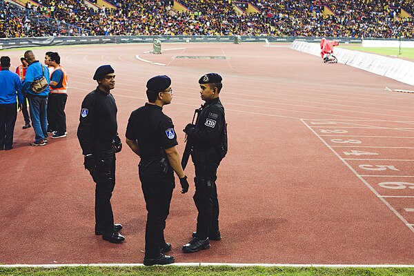 RMP CID Police on Kuala Lumpur SEA GAMES 2017.