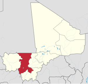 Ubicación dentro de Mali