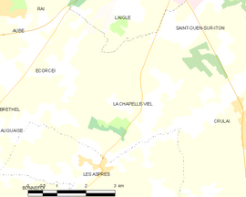 Mapa obce La Chapelle-Viel