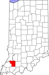 Map of Indiana highlighting Pike County.svg
