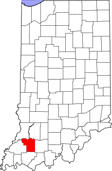 Map of Indiana highlighting Pike County.svg